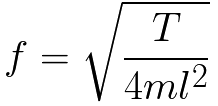 Calculate Frequency Equation